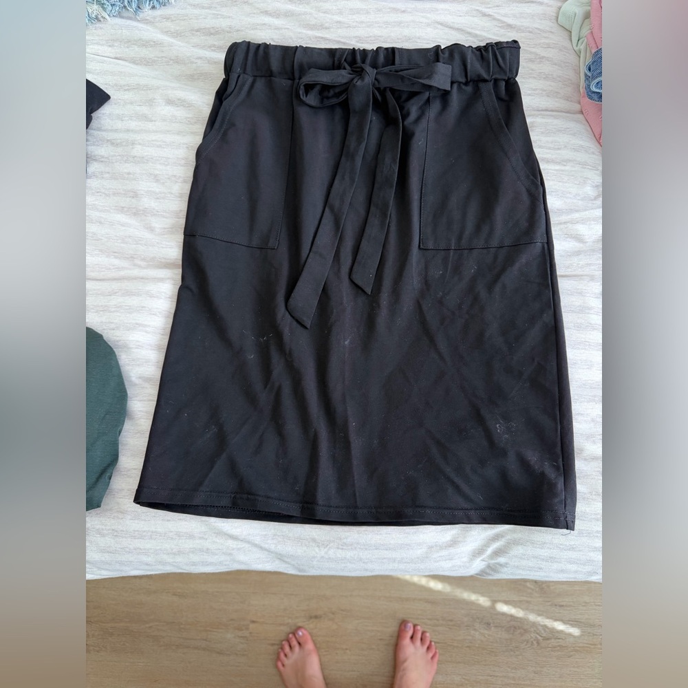 Piper & Scoot Black Elastic Waist Pants
